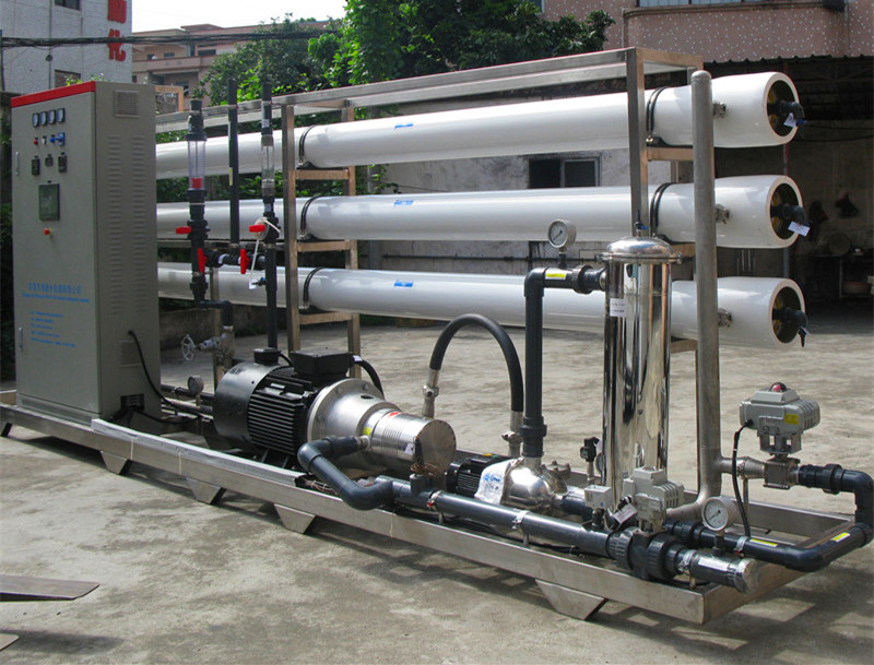 RO máquina de desalinización de agua de mar para barco